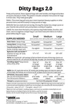 Load image into Gallery viewer, Ditty Bags 2.0 Pattern - ByAnnie