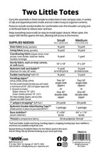 Load image into Gallery viewer, Two Little Totes Pattern - ByAnnie