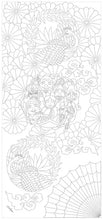 Load image into Gallery viewer, Sashiko Fabric Celebratory Seven Gods Smoky Blue LC592538