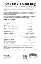 Load image into Gallery viewer, Double Zip Gear Bag 2.0 Pattern - ByAnnie