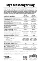 Load image into Gallery viewer, MJ's Messenger Bag Pattern - ByAnnie