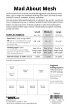 Load image into Gallery viewer, Mad about Mesh Pattern - ByAnnie