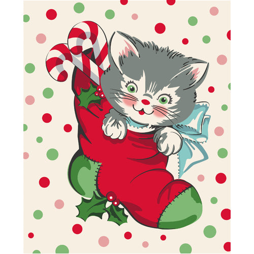Kitty Christmas Panel M31207-11 - Urban Chiks