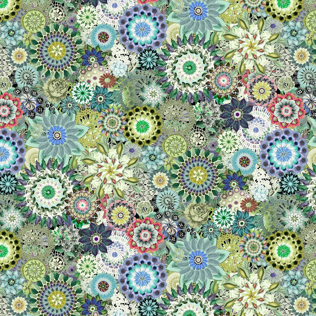 Floral crochet PB4774G Backing 108