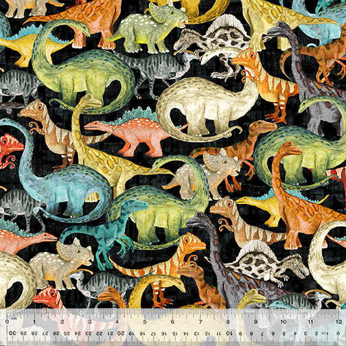 Age of the Dinosaurs 25cm 53554D-1 - Katherine Quinn - Windham Fabrics