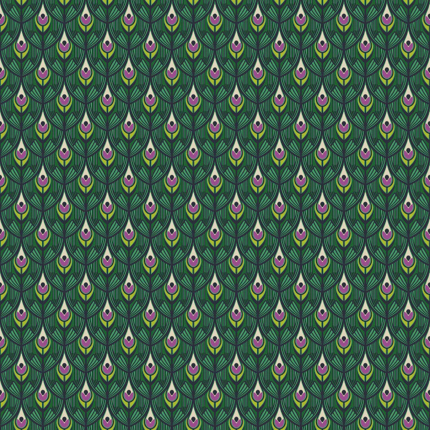 Wild Abandon 25cm 90897-76 Swagger Teal - Heather Bailey