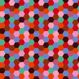 Piecework 25cm AMT111-36V Hexagons Vintage - Anna Maria