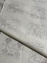 Load image into Gallery viewer, Sweet Sentiments Stitchery Panel DV7640 - Natalie Bird - Devonstone
