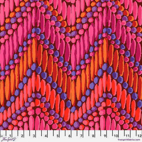 Kaffe Fassett Feb 2023 25cm PWGP191-Red - Kaffe Fassett