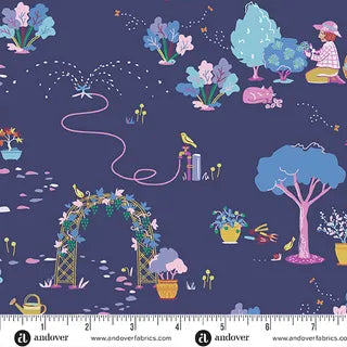 Noras Garden 25cm A904B - Andover Fabrics