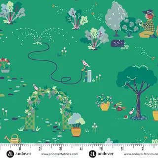 Noras Garden 25cm A904G - Andover Fabrics