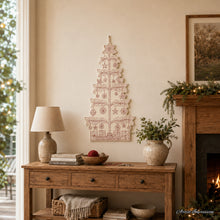 Load image into Gallery viewer, Sashiko Christmas Tree Panel DVC1004 - Devonstone
