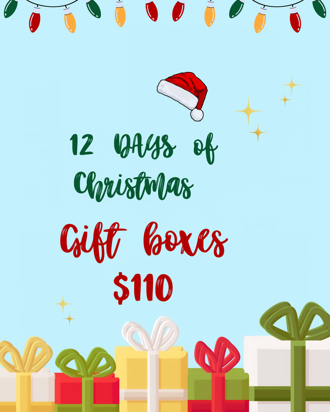 12 Days of Christmas Gift Box $110