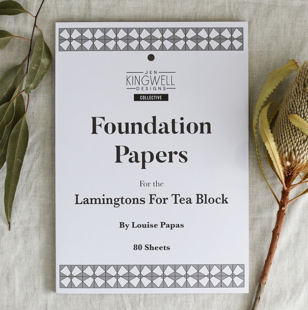 Foundation Papers Lamingtons for Tea Block - Jen Kingwell