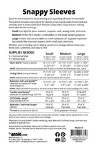 Load image into Gallery viewer, Snappy Sleeves Pattern - ByAnnie
