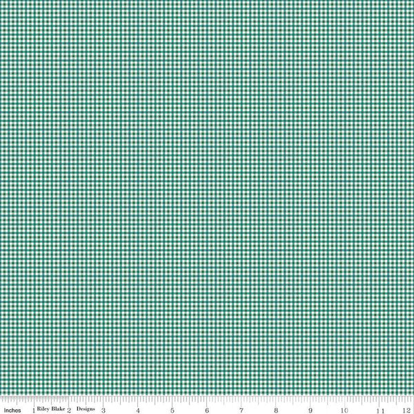 Bee Plaids 25cm C12025 Jade - Lori Holt for Riley Blake Designs