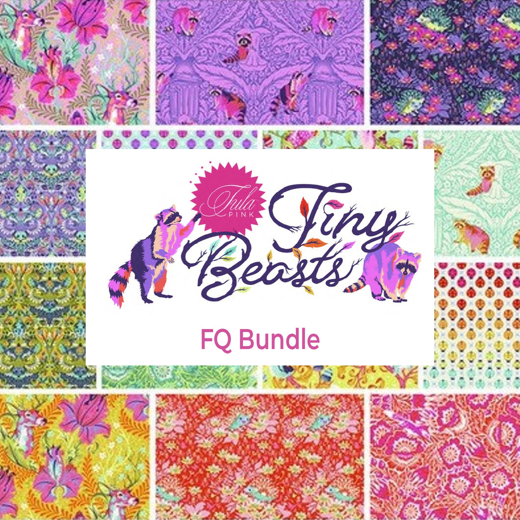 Tiny Beasts FQ Bundle - 14 pcs - Tula Pink