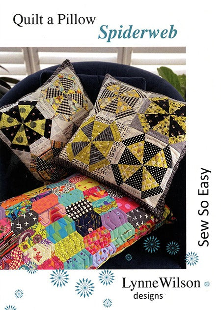 Quilt A Pillow - Spiderweb - Lynne Wilson Designs