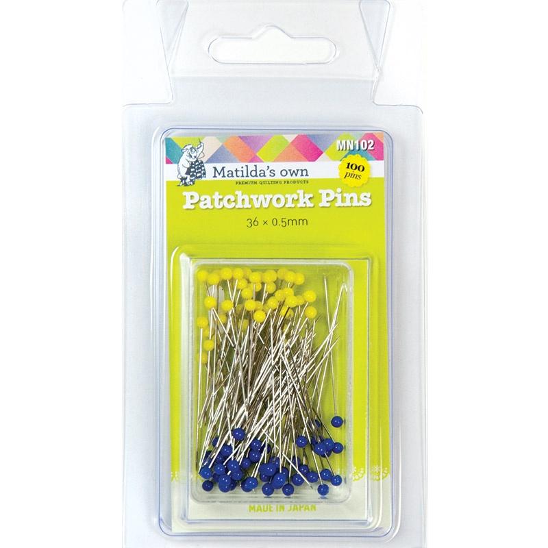 Patchwork Pins 36 x 0.50mm - Matilda's Own