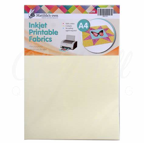 Inkjet Printable Fabrics