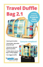 Load image into Gallery viewer, Travel Duffle Bag 2.1 Pattern - ByAnnie
