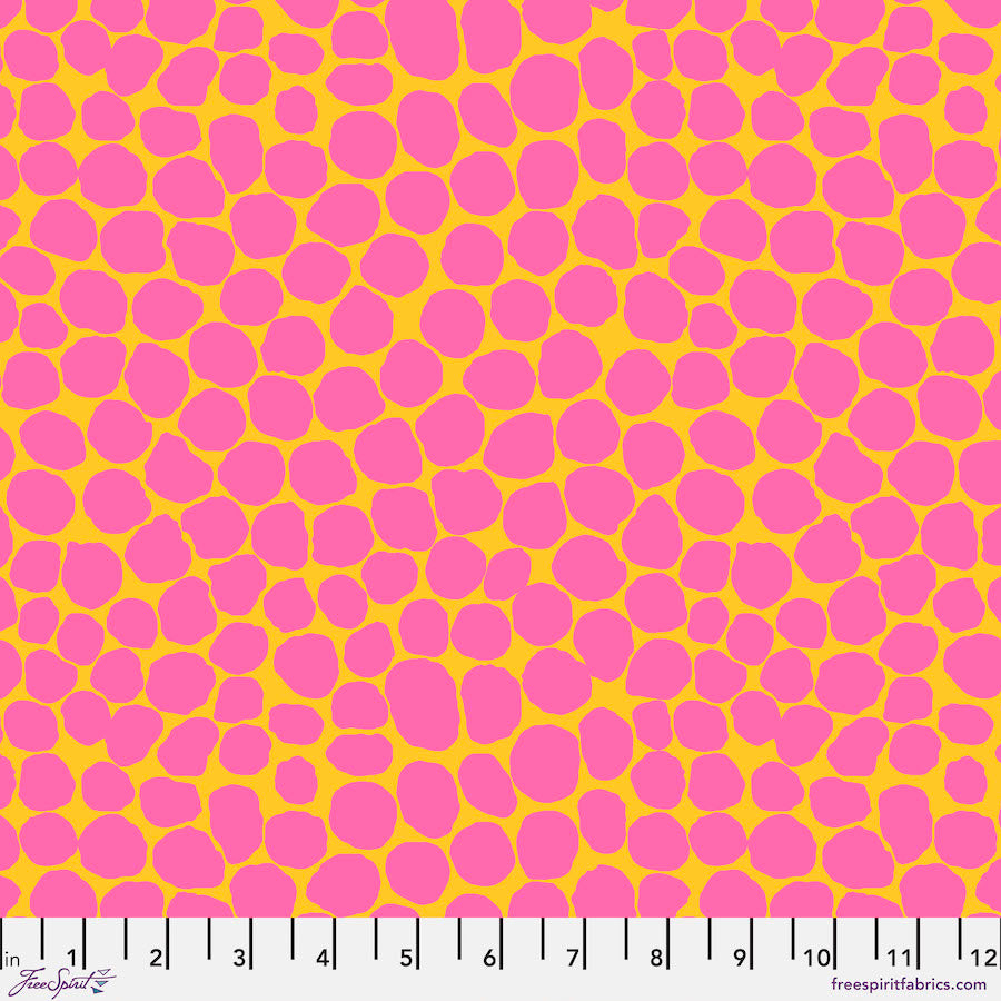 Feb 2022 KFC Jumble 25cm PWBM053 Yellow - Kaffe Fassett Collective