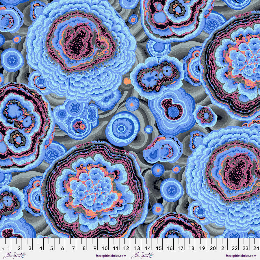 Feb 2022 KFC Agate 25cm PWPJ106 Sky - Kaffe Fassett Collective