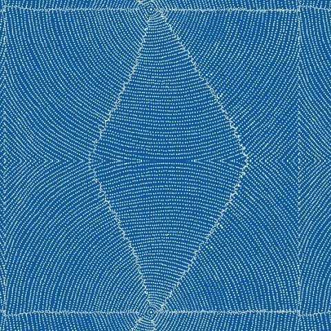 Plum Seeds Blue 25cm - Kathleen Pitjara