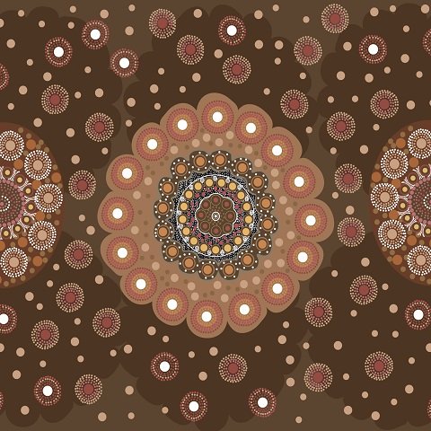 Spirit Circle Green 25cm - Marlene Doolan