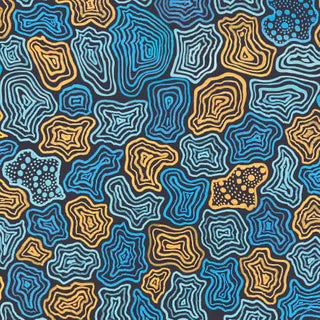 Saltwater Dreamtime 25cm DV5574 - Zachary Bennett-Brook - Devonstone Collection