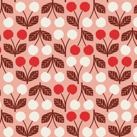 Under the Apple Tree 25cm CSLV505-CR1 Cherry - Loes Vanoosten - Cotton + Steel