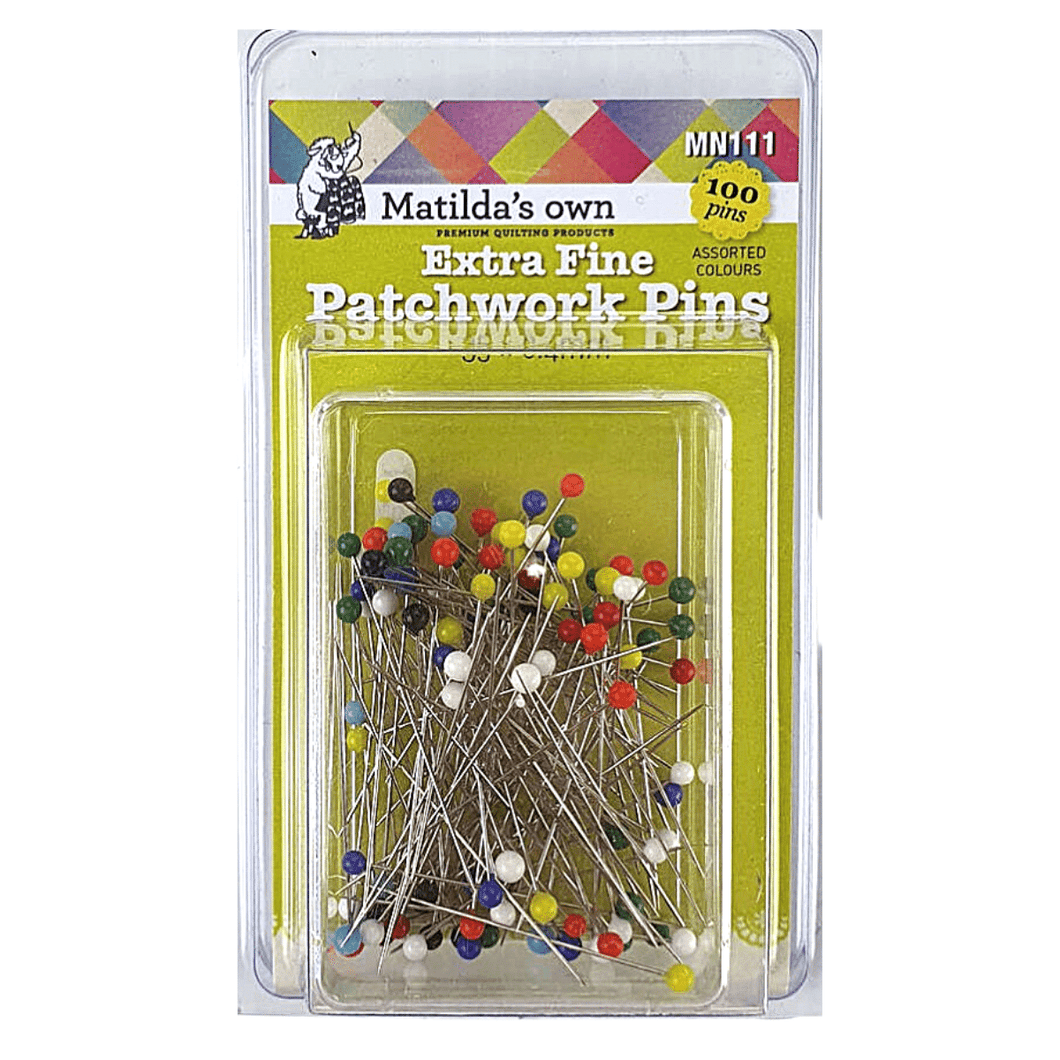 Extra Fine Patchwork Pins 35 x 0.40mm - Matilda's Own MN111