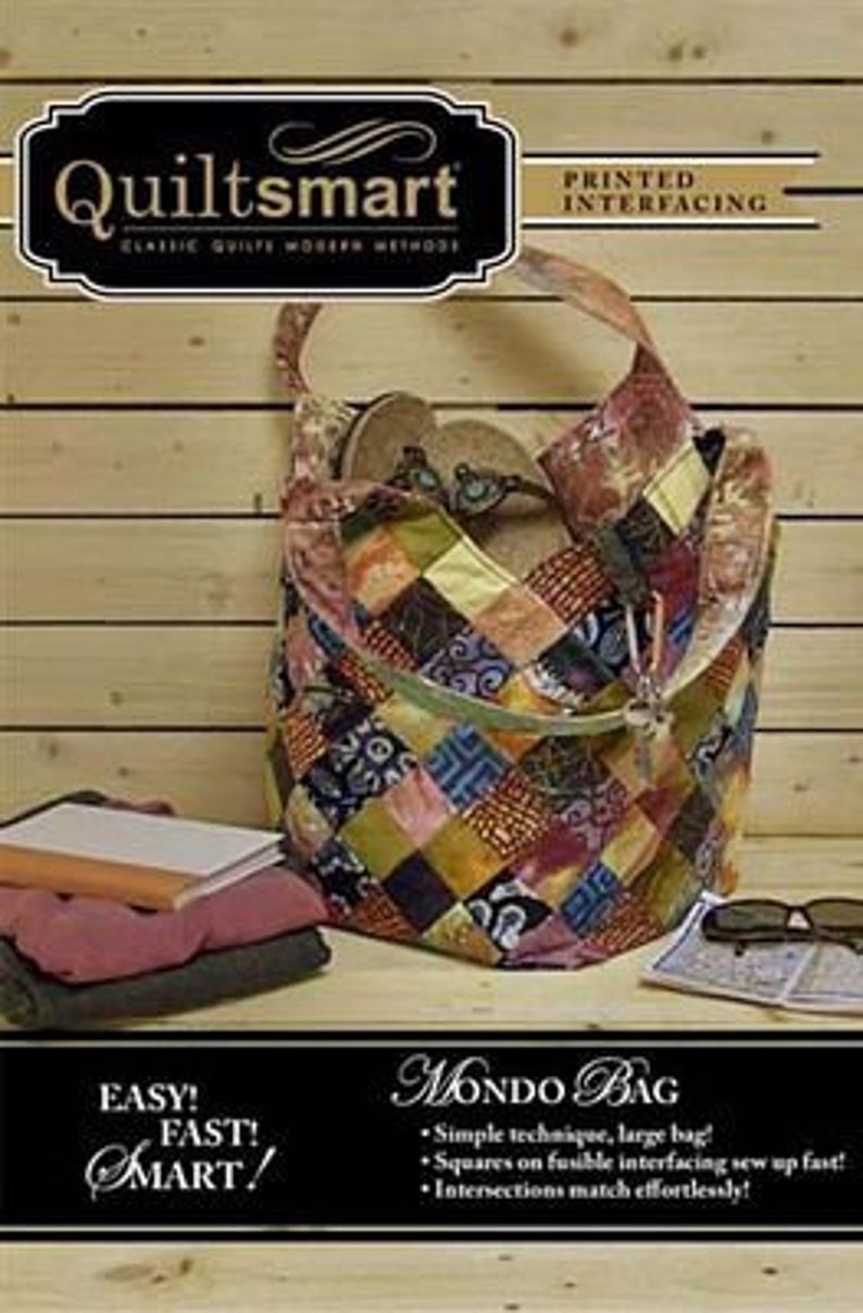 Mondo Bag Pattern with Interfacing by Quiltsmart