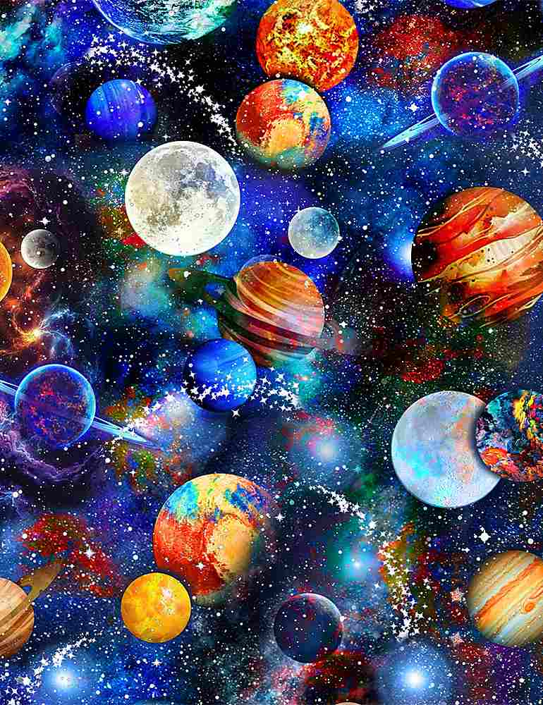 Science & Math 25cm TTCD8233 Multi - Timeless Treasures