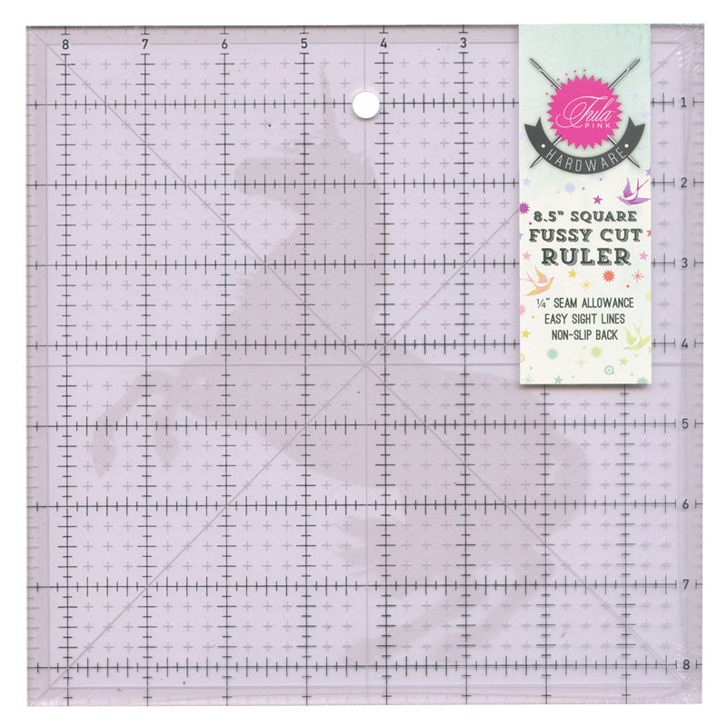 Tula Pink 12.5 Inch Fussy Cut Square Ruler with Unicorn - TPSQ12