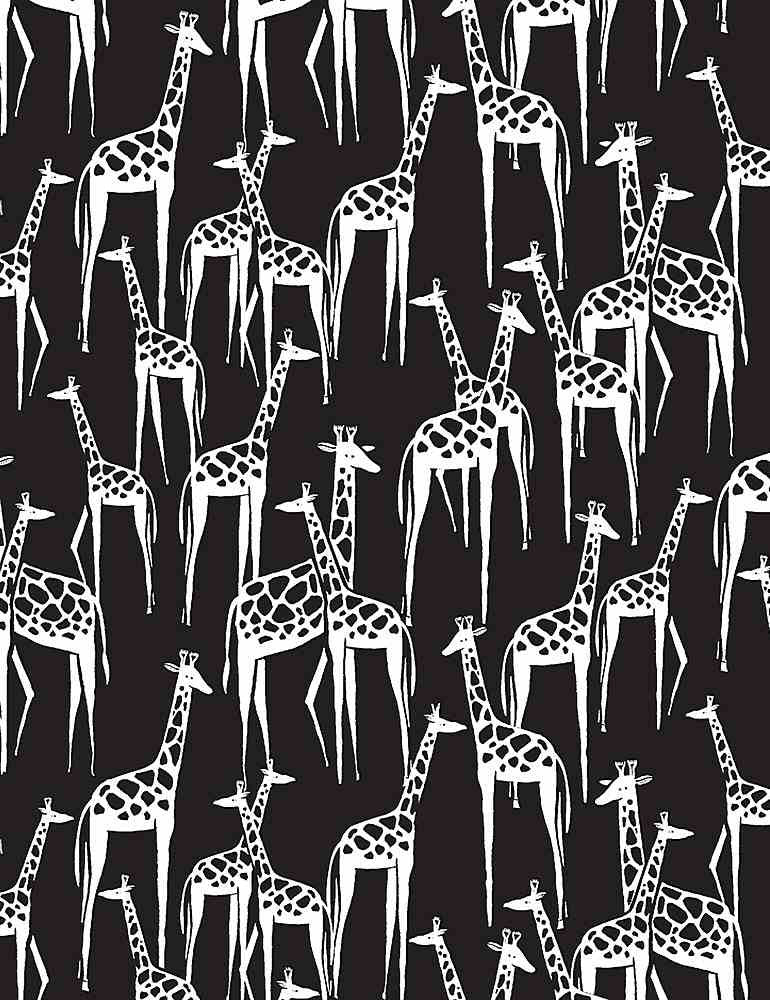 Giraffes 25cm DS WG1984 Black - Dear Stella Designs