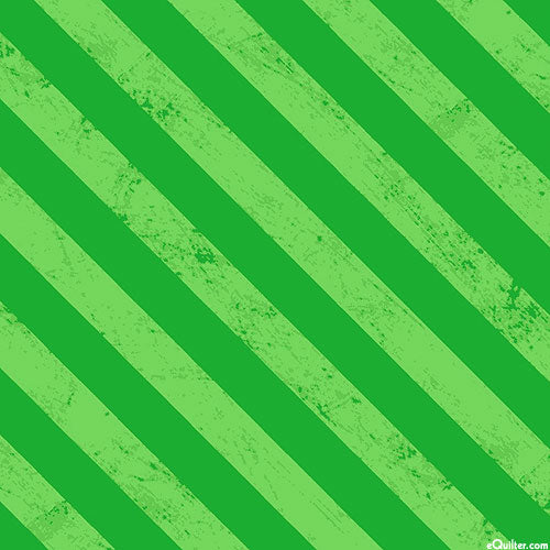 Noah & Friends Diagonal Stripe 25cm Y3336-21 Green - Liza Lewis